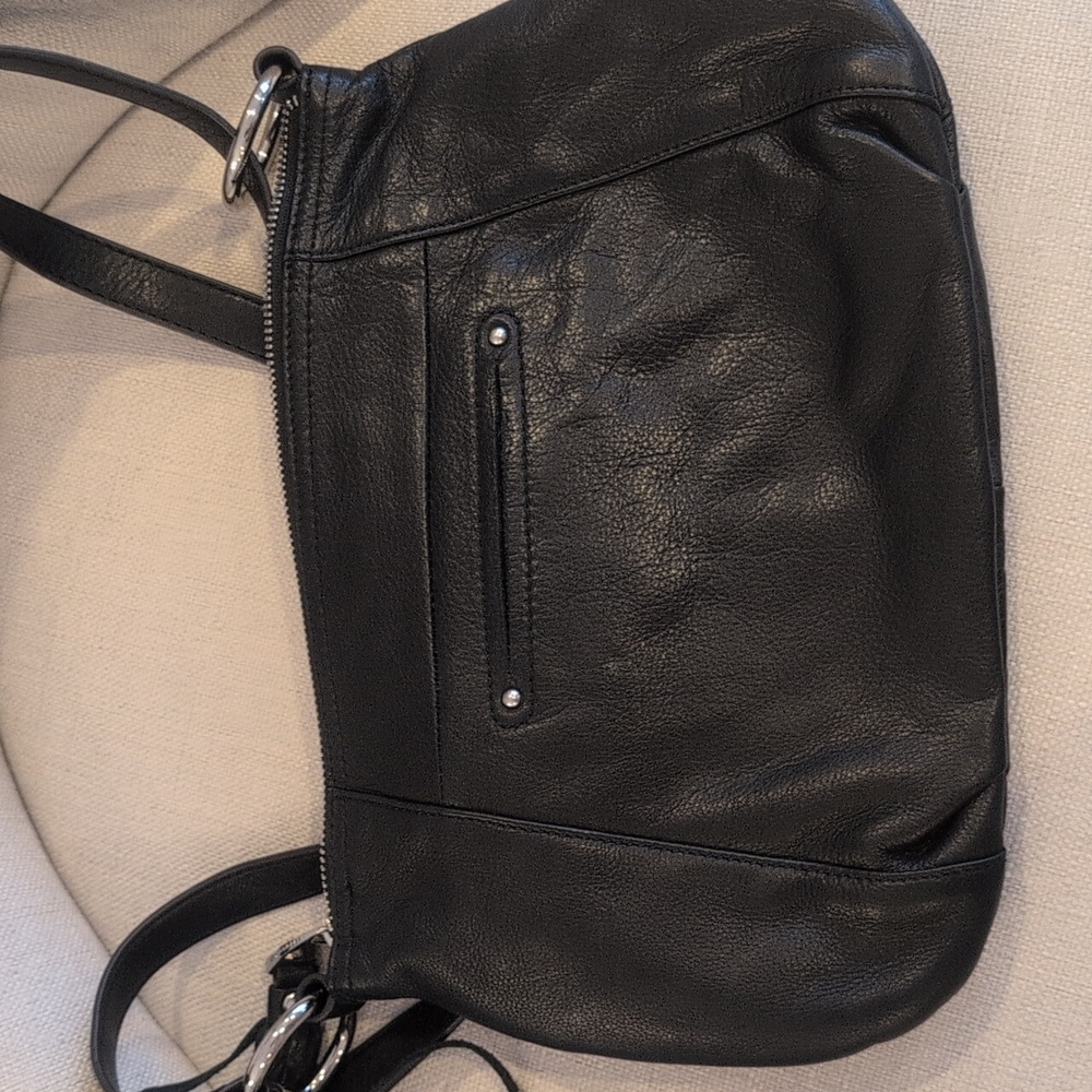 b. makowssky Black Hobo Bag Euc - Picture 11 of 13
